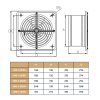 ventilator prumyslovy dospel wb s 315 rozmery