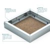 revizni dvirka pod obklad zapusteny do zdiva 600x800 12,5 gkbi us zadni