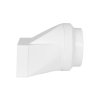 pvc redukce z kruhoveho na hranate potrubi 125mm 220x90mm vodorovna