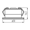 led bodove svitidlo do koupelny imber led ww b rozmery