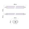 led prachotesne svitidlo dusty 18w nw rozmery