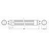 ledvance led trubice t8 st8e 0,6 8w 840 em rozmery