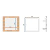 revizni dvirka nerez 150x300 tlacny zamek rozmery 01