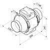 ventilatot do potrubi vents tt 150 pro rozmery