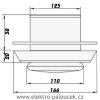 Anemostat plastový 125 mm TVP 125 O