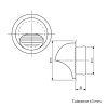 nerezova vetraci mrizka uvla o 125 mm