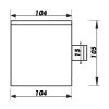 Kondenzační jímka -  100 mm PVC