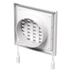 Větrací mřížka s regulací 187x187/125 mm MV 120 VRs