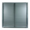 ventilacni mrizka extrudovany hlinik wdpg 600x600 mm seda zadni pohled