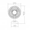 stolni ventilator VENETO 23GR 01