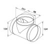 odbocka t kovova o 125 o 100 mm 1311 2