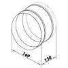 pruzne pripojeni o 150 mm 679 3