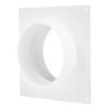 pvc montazni ramecek se spojkou pro kruhove vzduchovody 100mm