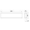 izolace pro ctyrhranne potrubi 220x90mm 1 m 03