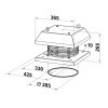 stresni ventilator dalap batron o 285 mm 1300 m h 481 5