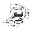 stresni ventilator dalap batron o 438 mm 3400 m h 485 5