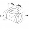 kovova odbocka t s tesnici gumou 315 315 mm 02