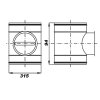 zpetna klapka manualni s tesnici gumou o 315 mm 937 4