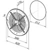 prumyslovy ventilator kruhovy tfo 315 05