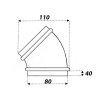 bend metal 45 80 rozmry z3