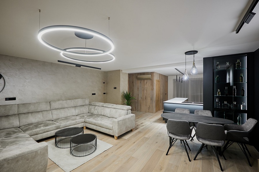 LED lustry do obýváku