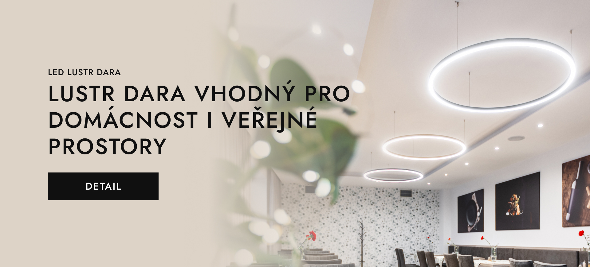 LED lustry Dara