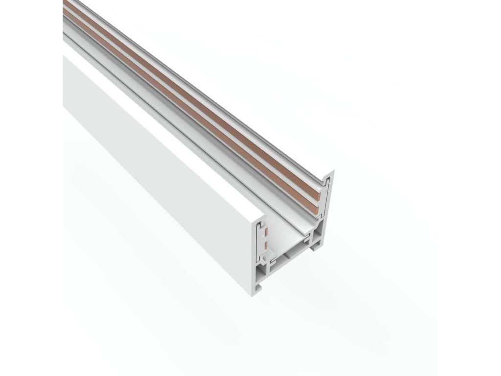 přisazená bílá lišta k magnetickému systému