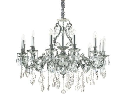 Lustr Gioconda SP12 Argento, 12xE14, 40W (ŠÍŘKA 900 mm)