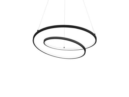 Lustr Oz, LED, černý (PŘÍKON 48 W, SVĚTELNÝ TOK 5300 lm, ŠÍŘKA 600 mm)