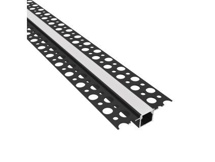 Černý hliníkový profil pro led pásek