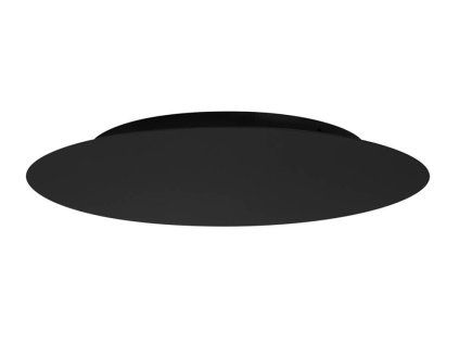 černá stropní krytka pro 7 kabelů
