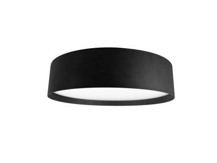 Kulaté stropní LED svítidlo s černým lemem