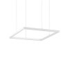 Lustr Oracle slim square, LED, bílý (PŘÍKON 33 W, SVĚTELNÝ TOK 3300 lm, ŠÍŘKA 500 mm)