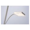 Stojací lampa Hans, LED 26W, 3000K, stmívatelná (BARVA matný chrom, ŠÍŘKA 570 mm)