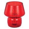 Stolní lampa červená s paticí E27