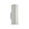 Venkovní svítidlo Gun AP2 Big Grigio, 2xE27, 60W (ŠÍŘKA 110 mm)