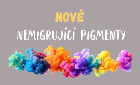 Nové nemigrující pigmenty