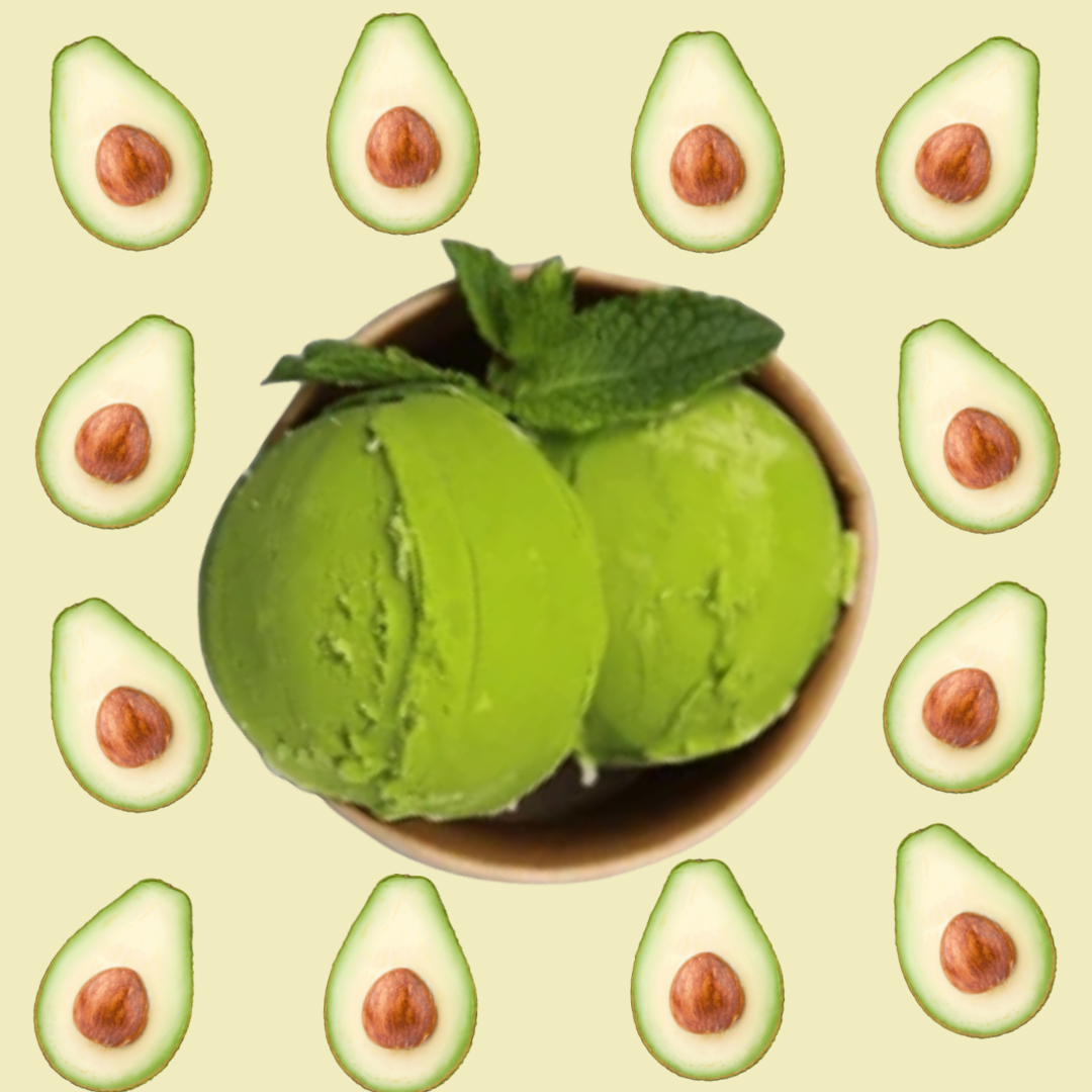 Domácí matcha zmrzlina z avokáda