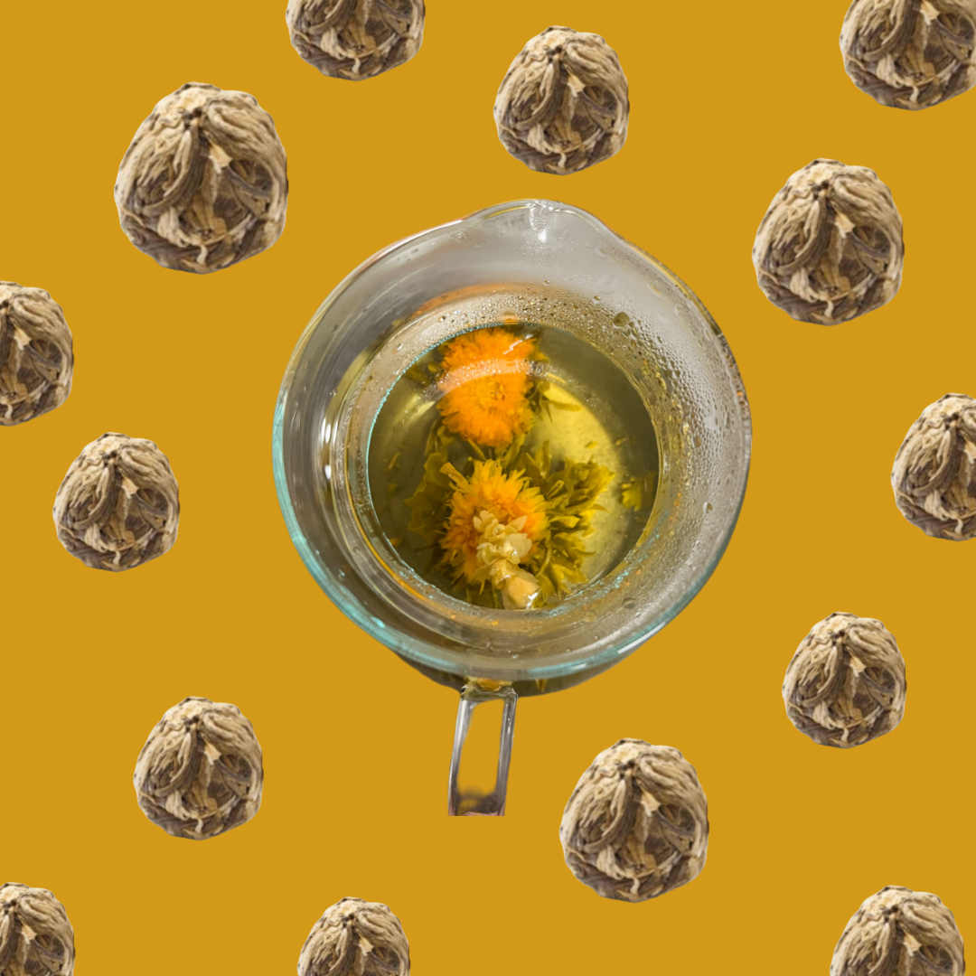 Kvetoucí zelený čaj