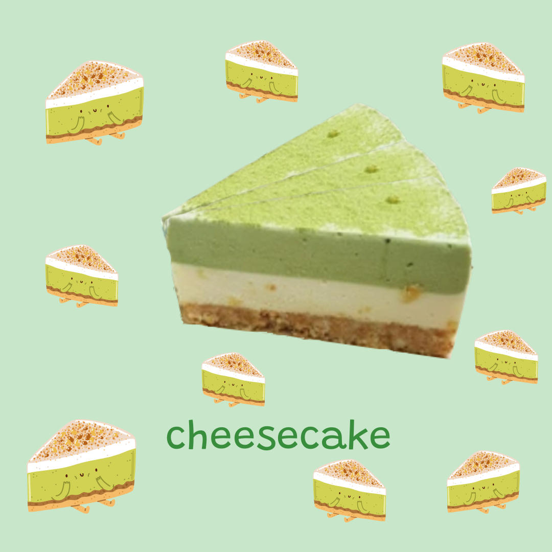 Matcha cheesecake