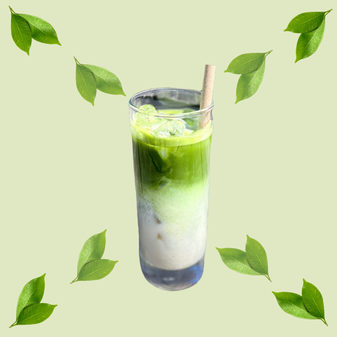 Matcha iced latte