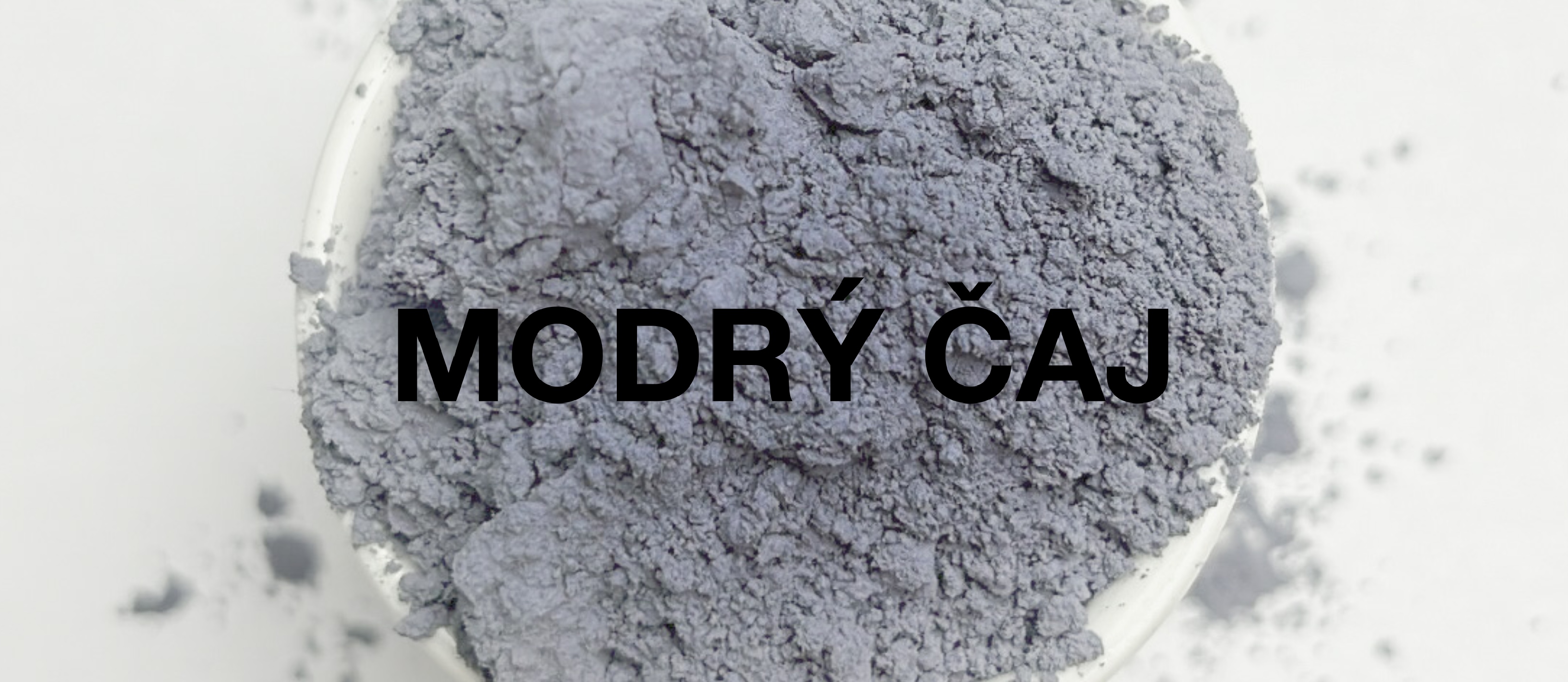 modrý čaj
