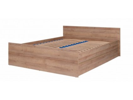 moderní dvoulůžková postel z dřevotřísky Cosmo C14 maride
