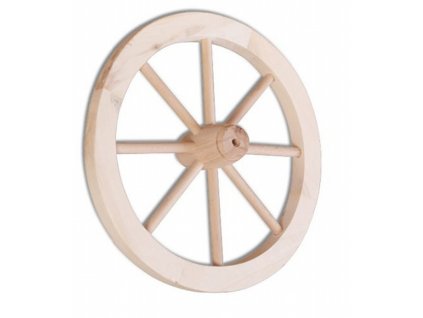 DŘEVĚNÉ KOLO do vozu dekorace GD331 pacyg