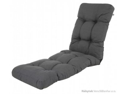 polstr na zahradní nábytek, polstr na lehátko rozměr 175x48x8 šedý castor