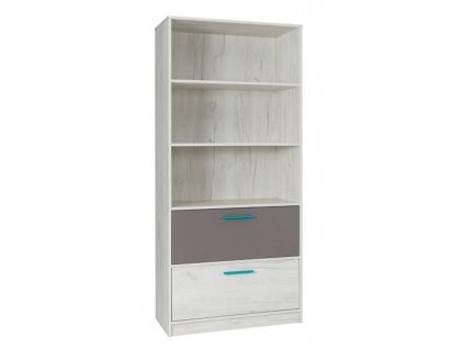 moderní regál z dřevotřísky se šupletem Rest R07 maride