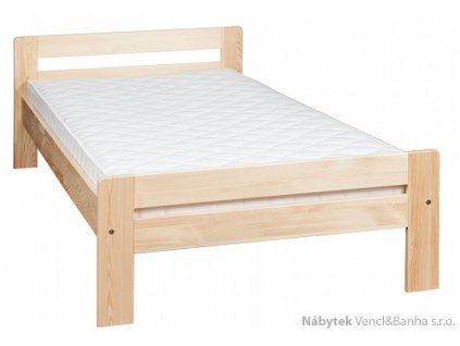 dřevěná dvoulůžková postel z masivního dřeva borovice postel 2 jandr