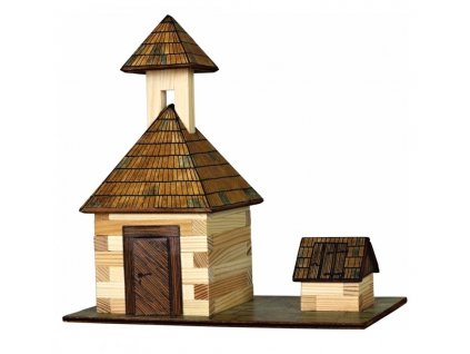 Dřevěná slepovací stavebnice Zvonice, Belltower W09 Walachia