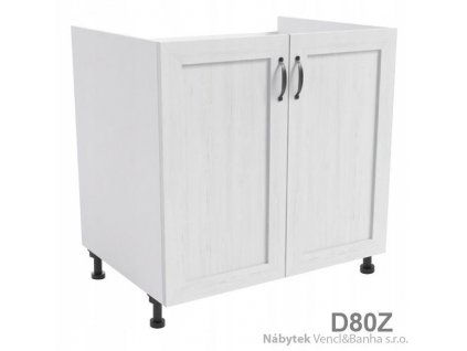 kuchyňská skříňka dřezová z laminátové DTD Royal D80Z gala