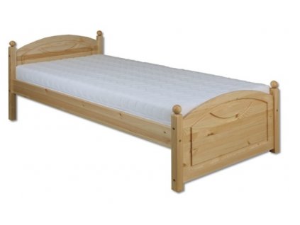 dřevěná jednolůžková postel z masivního dřeva LK126 pacyg